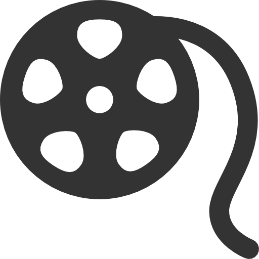 Movie Reel Icon Clipart - Portrait Of A Man (512x512)