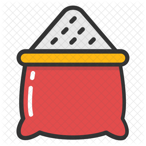Wheat Bag Icon - Flour Sack (512x512)