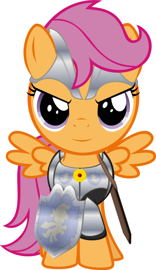 Zacatron94, Fantasy Class, Knight, Safe, Scootaloo, - Scootaloo (539x929)