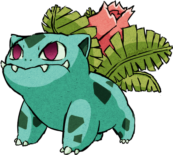 Ivysaur Wws By The19thginny - Cartoon (744x640)