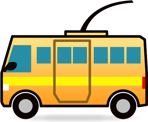 Trolleybus Emoji - Emoji (512x512)