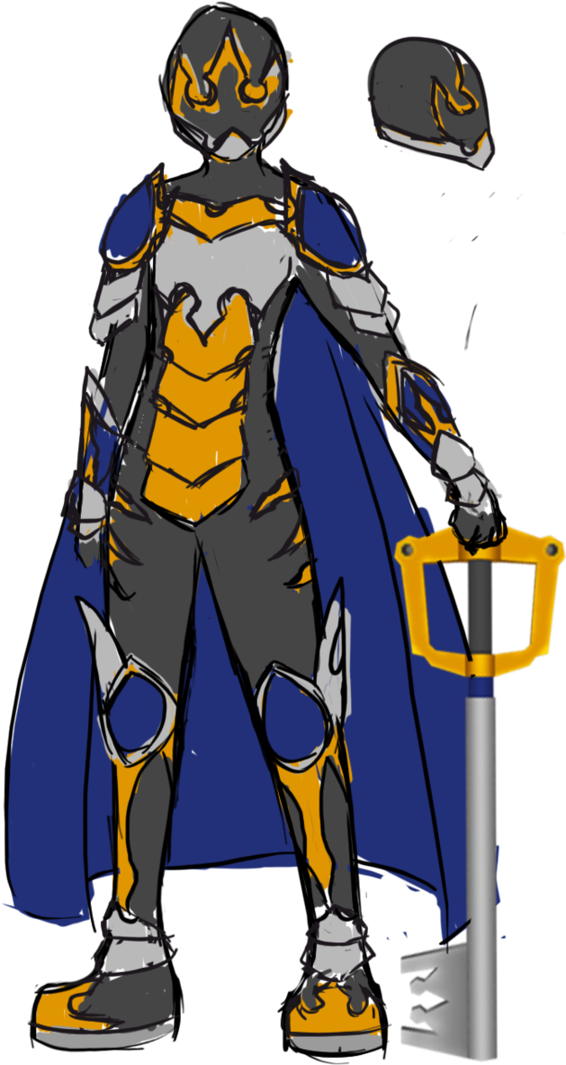 Sora Keyblade Armor Design By Themistressofdiscord - Cartoon (654x1222)