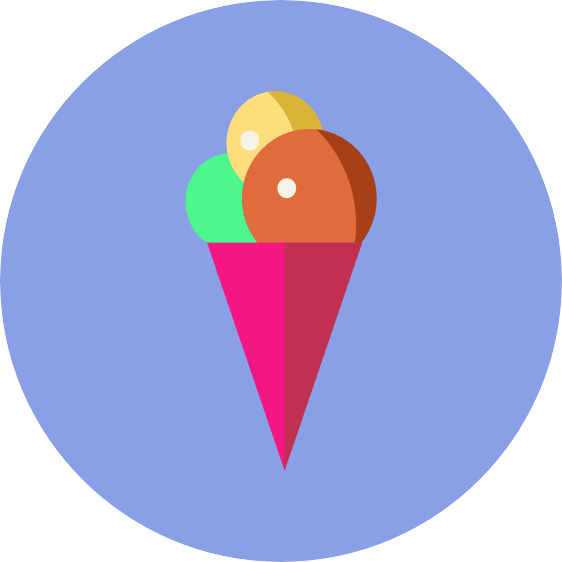 Affinity Designer Ice Cream Icon With Circular Background - Pregnancy (562x562)