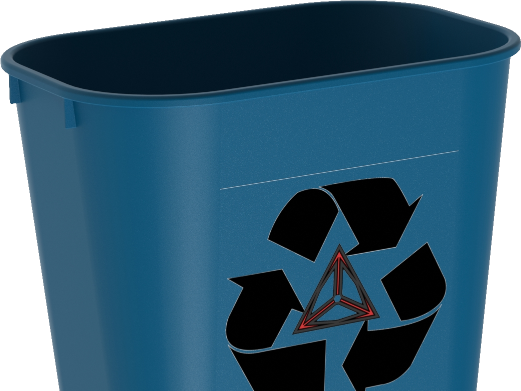 Is The Material Used For 3d Printing Reusable/recyclable - Arrow (1383x814)