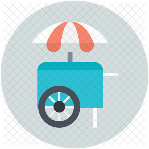 Icecream Icon - Ice Cream Cart (512x512)