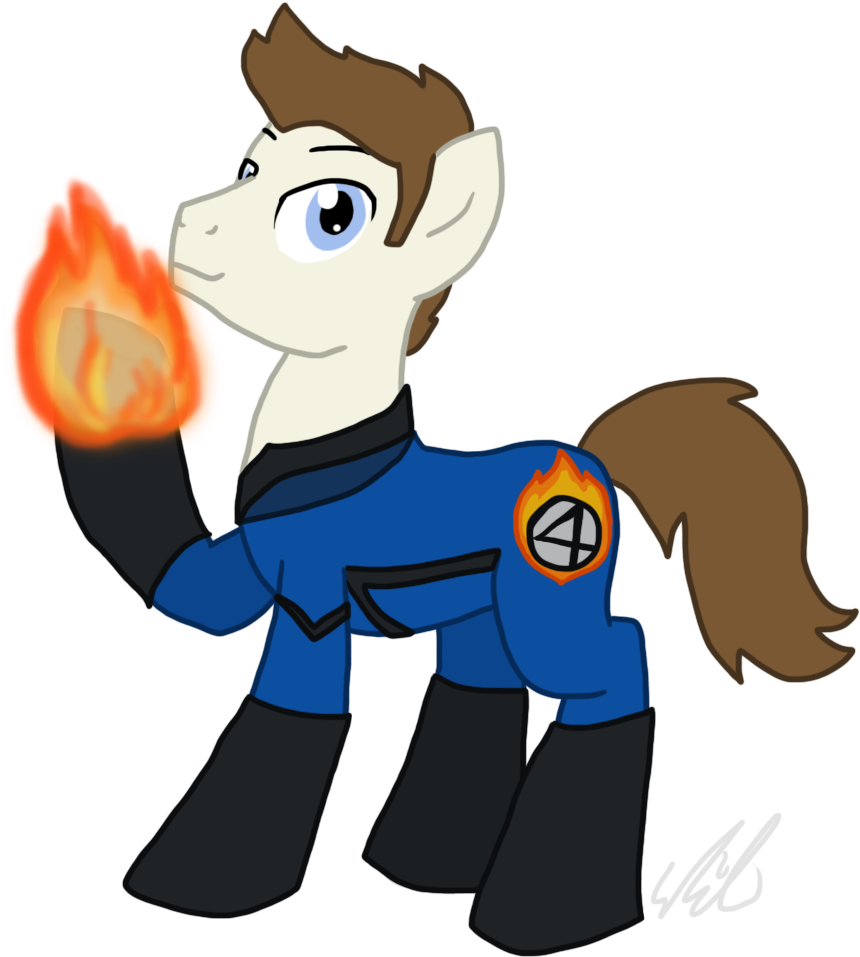 Johnny Storm/the Human Torch Marvel, Fantastic Four - Fantastic Four (913x1013)