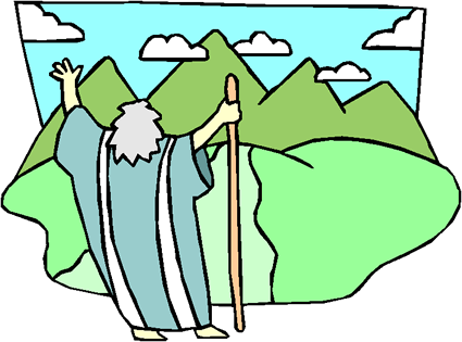 Moses Clip Art - Mosses Clipart (425x315)