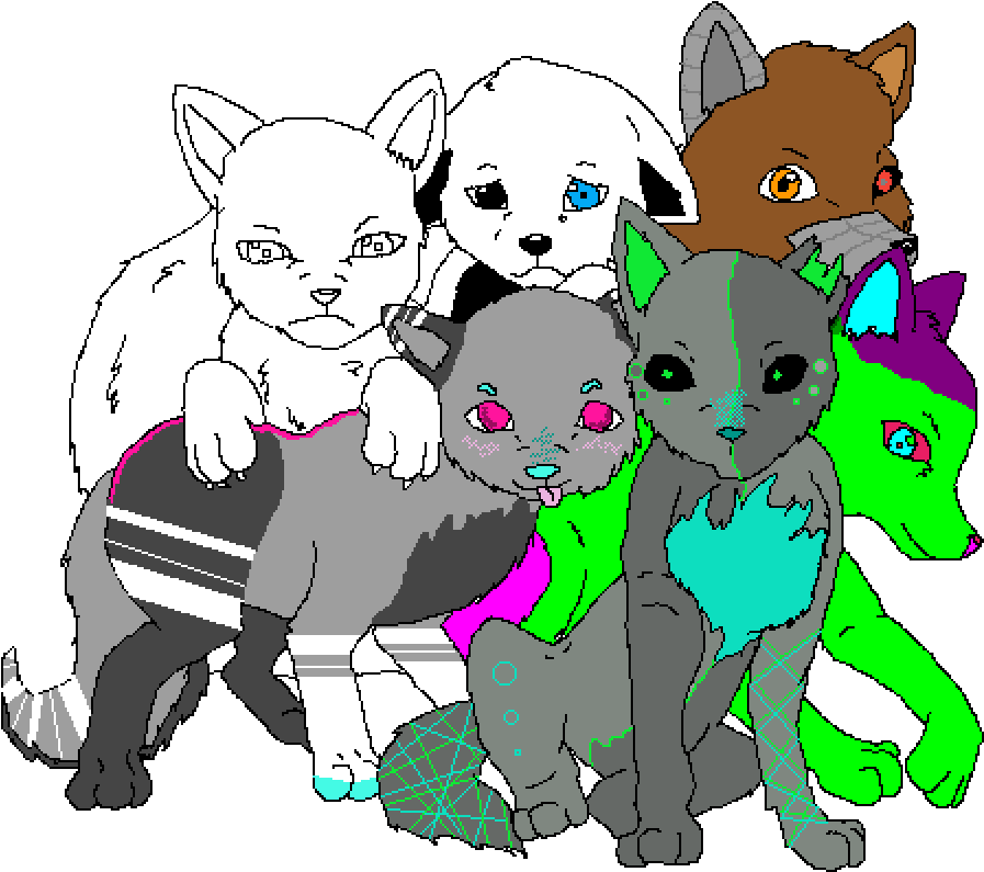 Wolf Pup Colab - Robot (1000x1000)