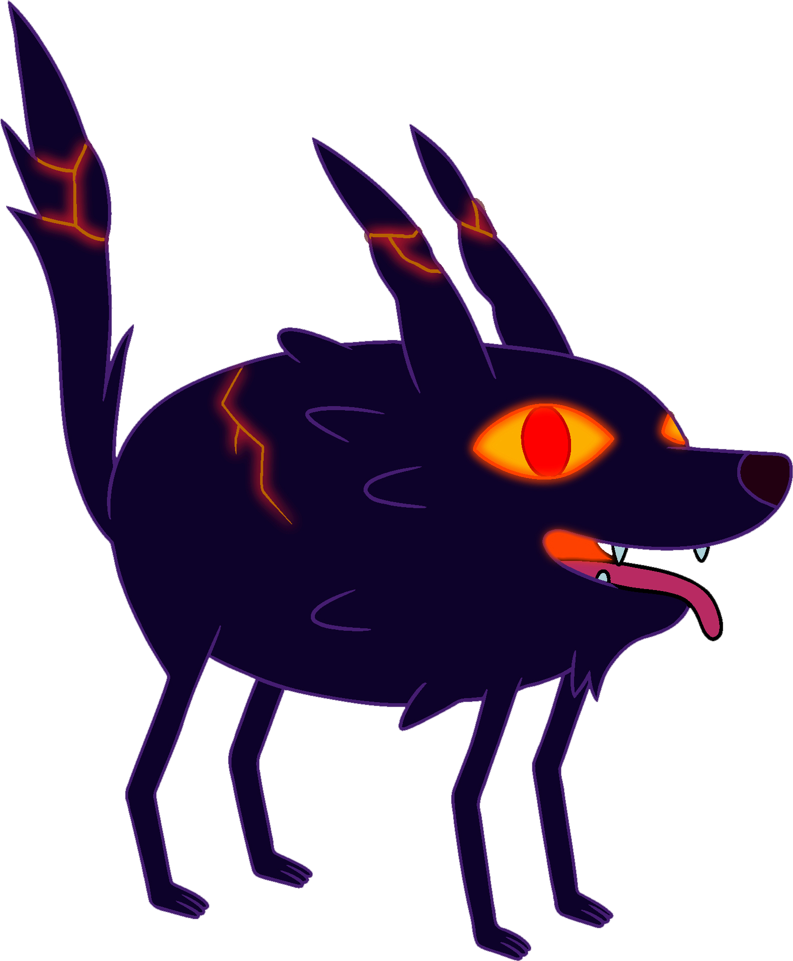 Fire Wolf Pup - Fire Wolf Adventure Time (1579x1912)