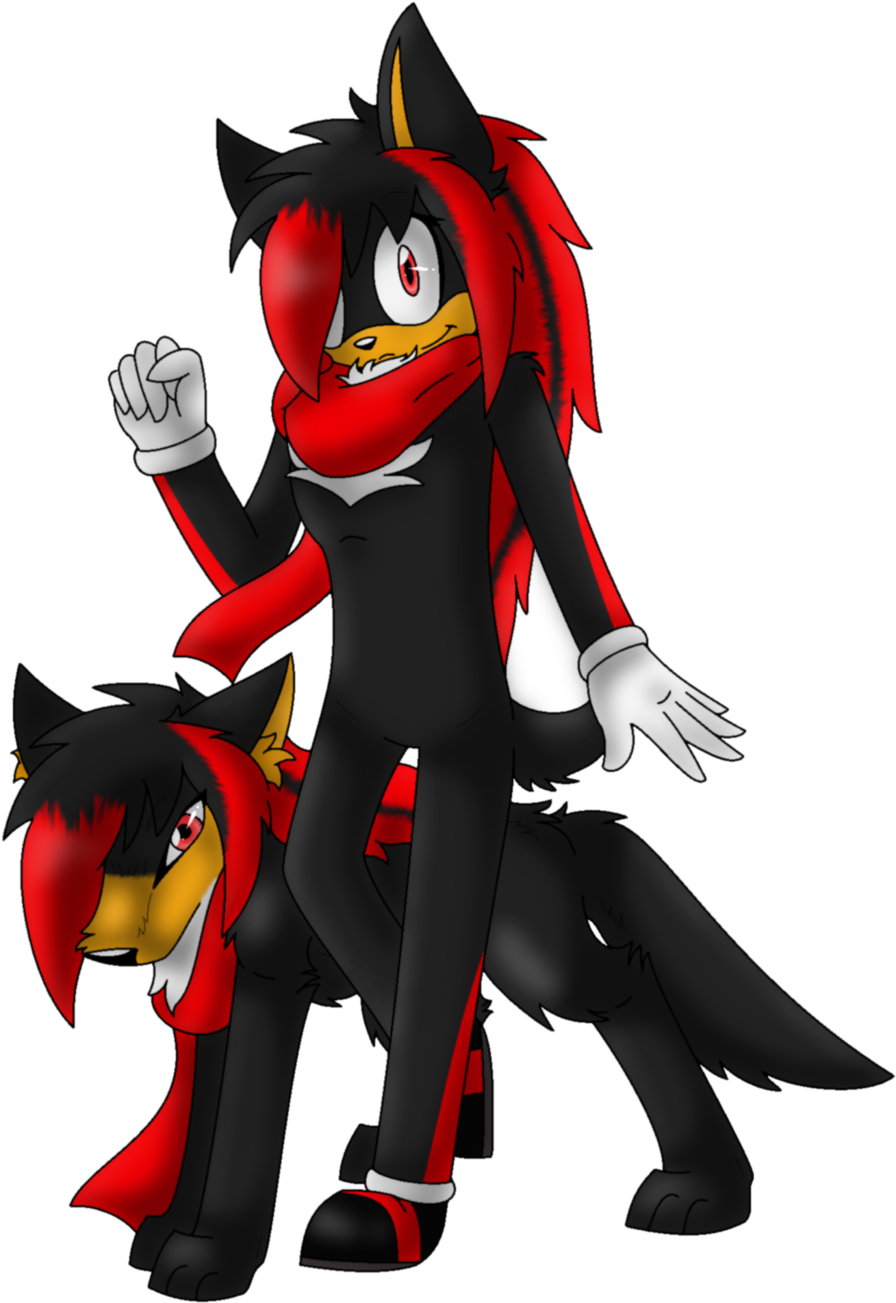 Laila The Hedgehog And Wolf Form By Xsonadowlover103x - Hedgehog (1024x1361)