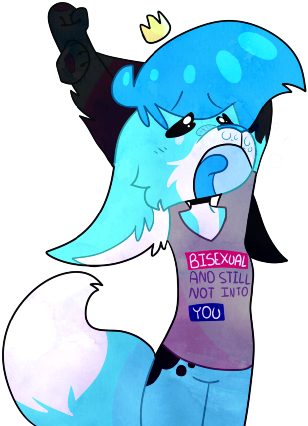 Bisexual And Still Not Into You By Crown-pup - Cartoon (923x865)