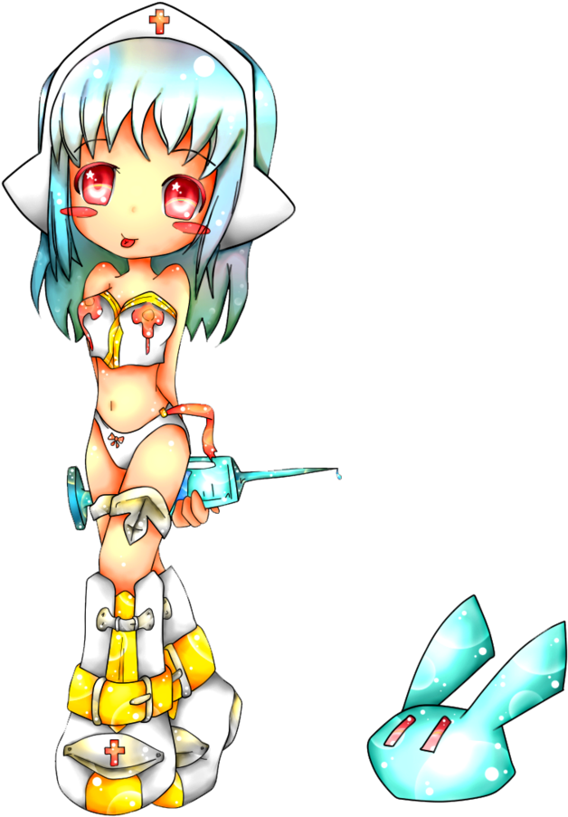 Chibi Nurse By Kari10001 - Chibi Anime Nurse Girl (801x998)