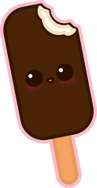 Kawaii Chocolate Ice Cream (387x745)