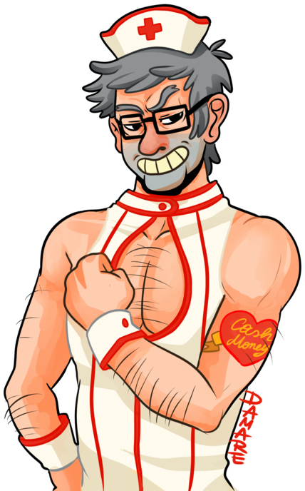 Grunkle Stand Nurse By Damare - Wallpaper (600x702)