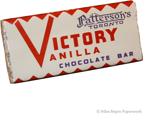 Patterson's Victory Vanilla Chocolate Wrapper - Label (500x500)