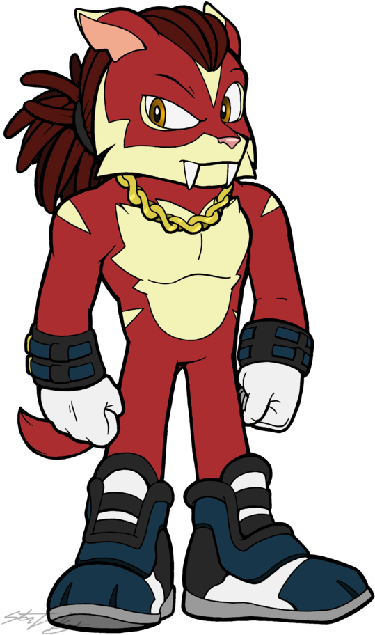 Gladius The Sabertooth By Molochtdl - Sonic Fan Characters Dinosaurs (600x966)