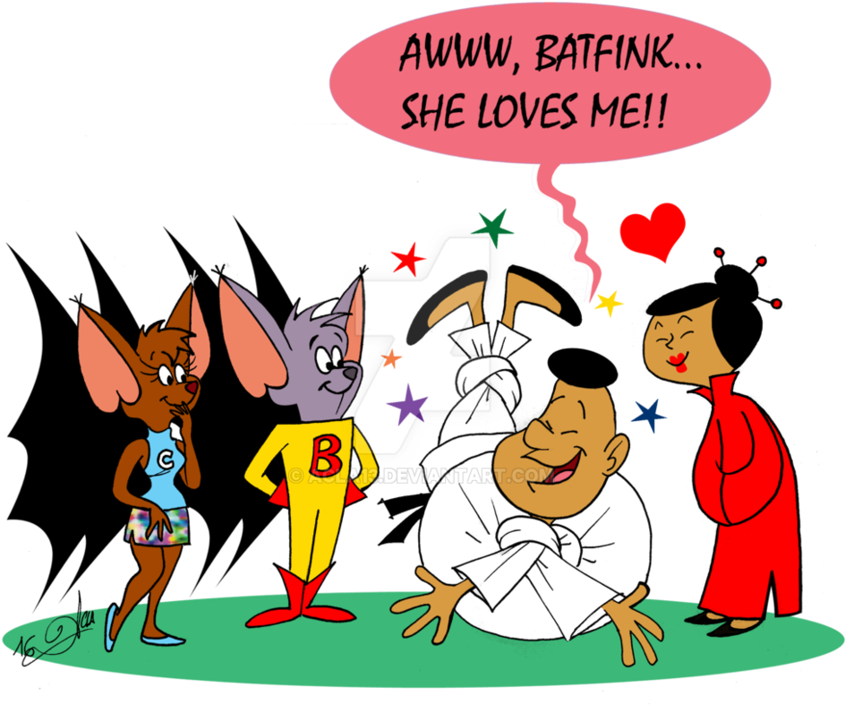 Valentine Chop-chops By Acla13 - Batfink Judy Jitsu (990x807)