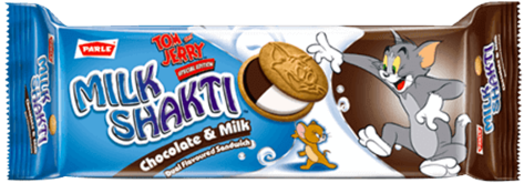 Parle Milk Shakti Chocolate Milk Biscuit - Chhota Bheem Biscuit (500x500)