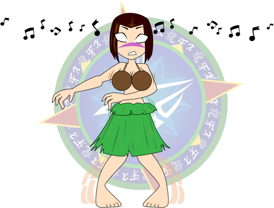 Hula By Dragon-fangx - Raven Singing (900x695)