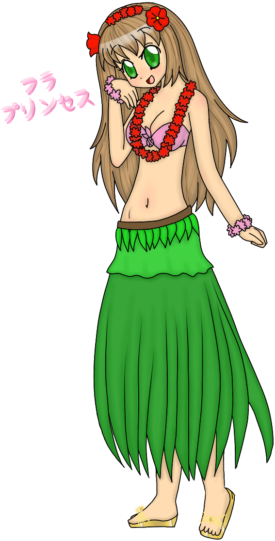 Hula - Cartoon (672x1167)