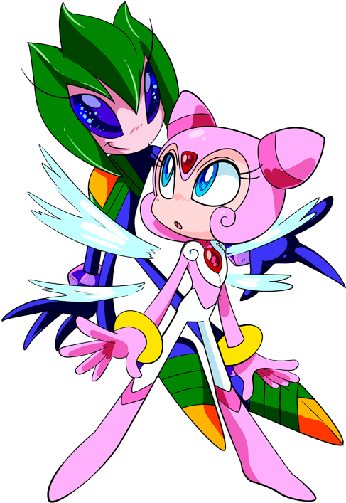 Void And Lumina By Catbeecache - Sonic Lumina (611x749)