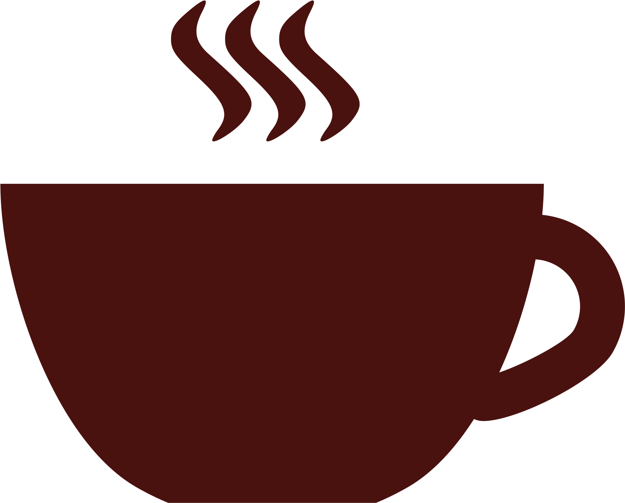 Cup Big Flat - Logo Moka Pot (2383x2400)