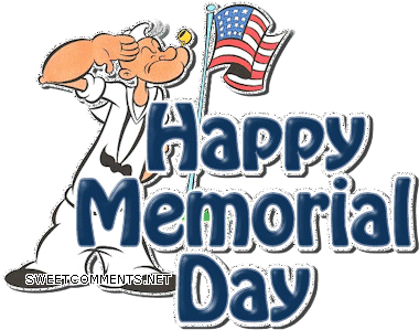 Memorial Day Pictures, Images, Graphics, Comments - Happy Memorial Day Cartoon (387x313)