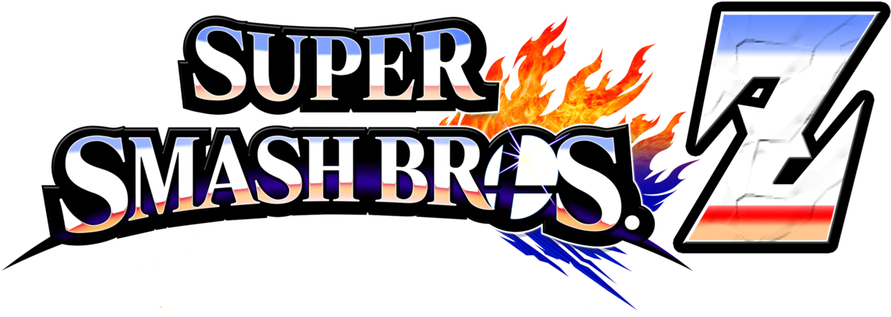 Super Smash Bros Z Revamped Logo By Kingasylus91 - Super Smash Bros. Wiiu/3ds: For Wiiu (1398x572)