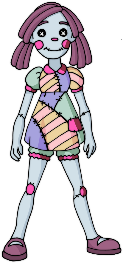 Patchwork Girl By Glee-chan - Pokemon Rosa Meme (460x900)