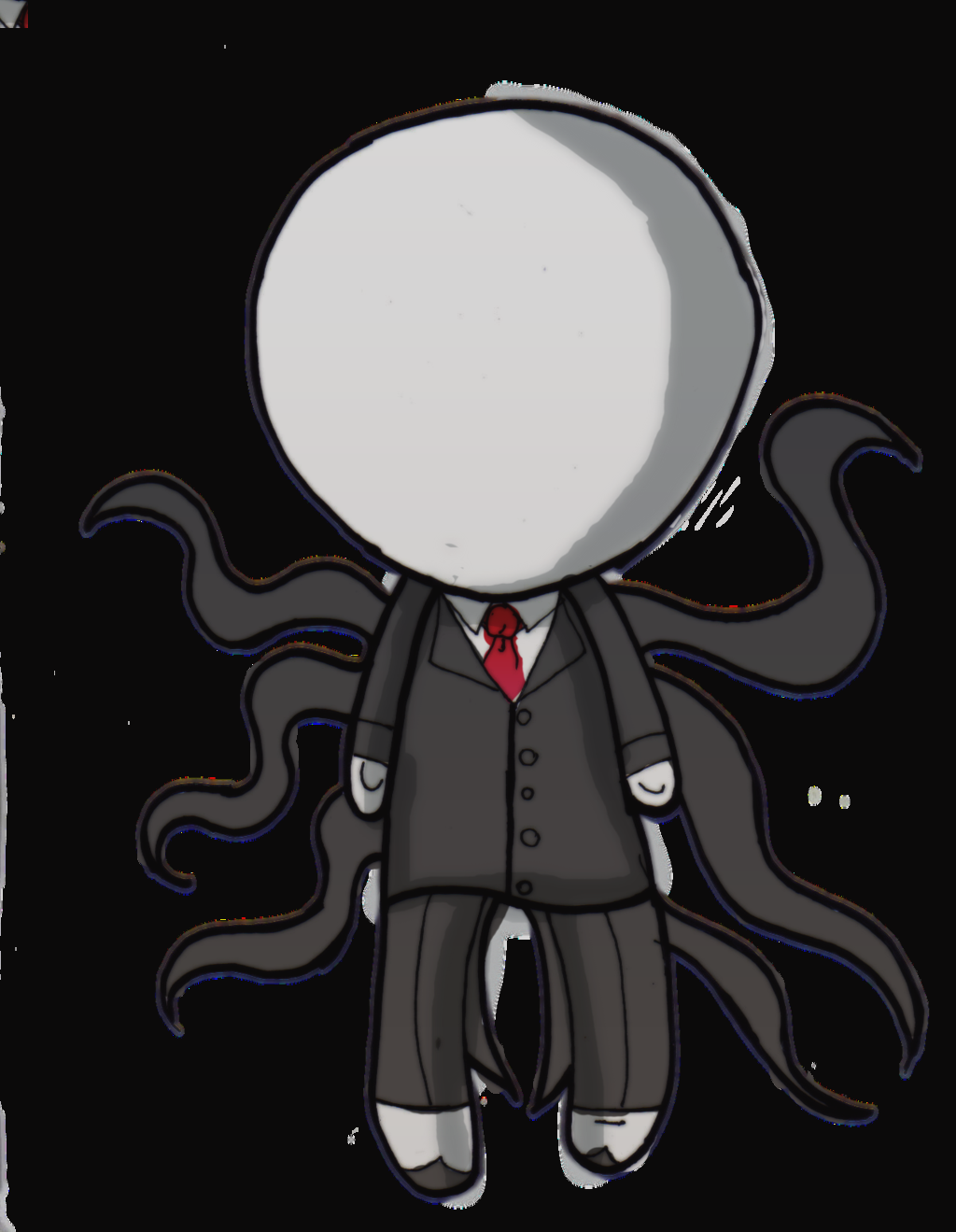 Slenderman Chibi By Mrsupremo On Deviantart Slender - Slenderman (1024x1319)