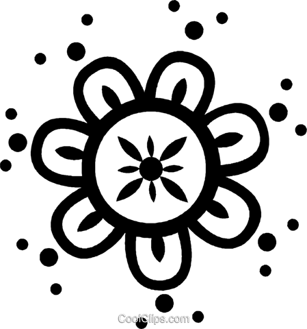 Decorative Floral Design Royalty Free Vector Clip Art - Circle (449x480)