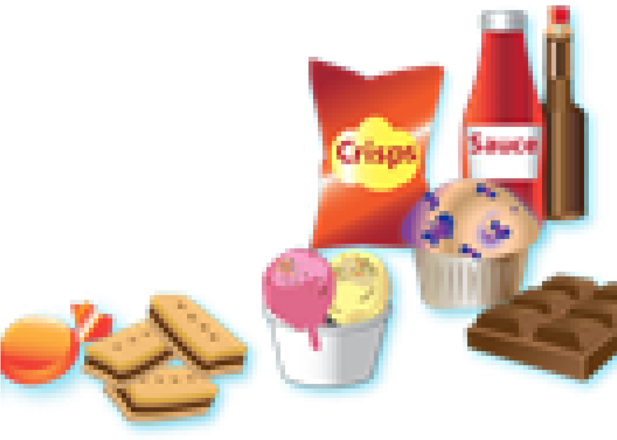 Foods And Drinks High In Fat, Salt And Sugars - Sugar (1200x900)