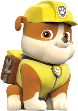 English - Paw Patrol Rubble Png (480x445)