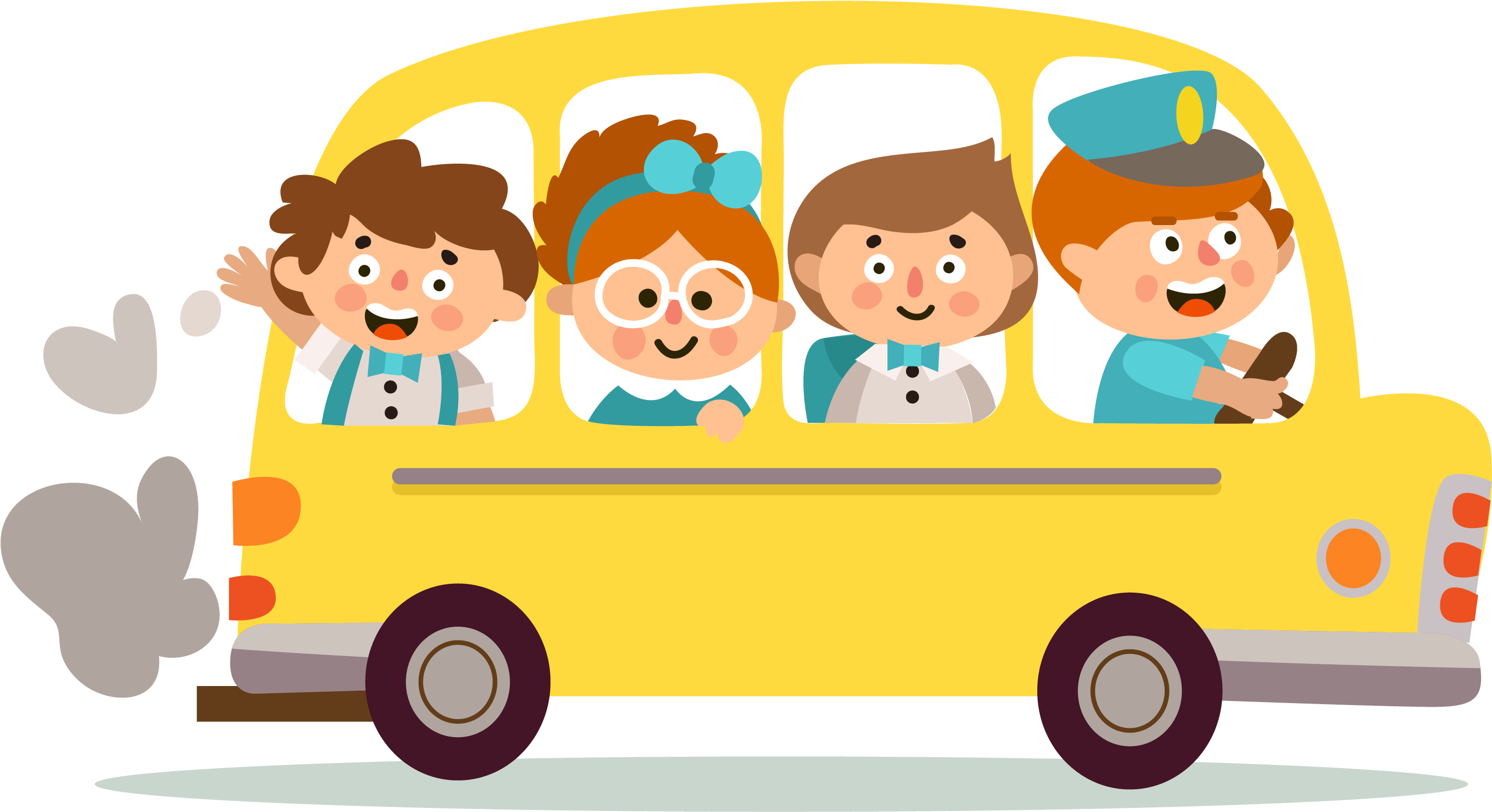 Пассажиры с детьми в автобусе