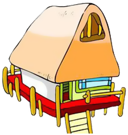 Cartoon Architecture House - Architecture (600x600)