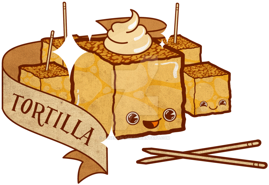 Free Tortilla Espanola Cliparts, Download Free Clip - Tortilla De Patatas Vector (900x1200)