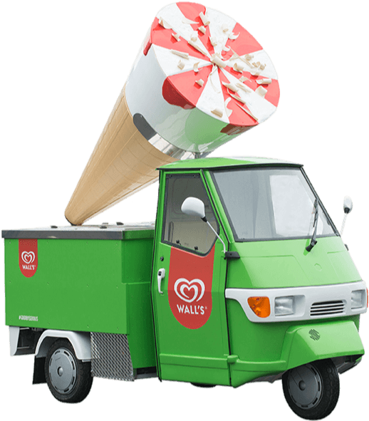 Ice Cream Van Conversions - Piaggio Ice Cream Van (621x630)