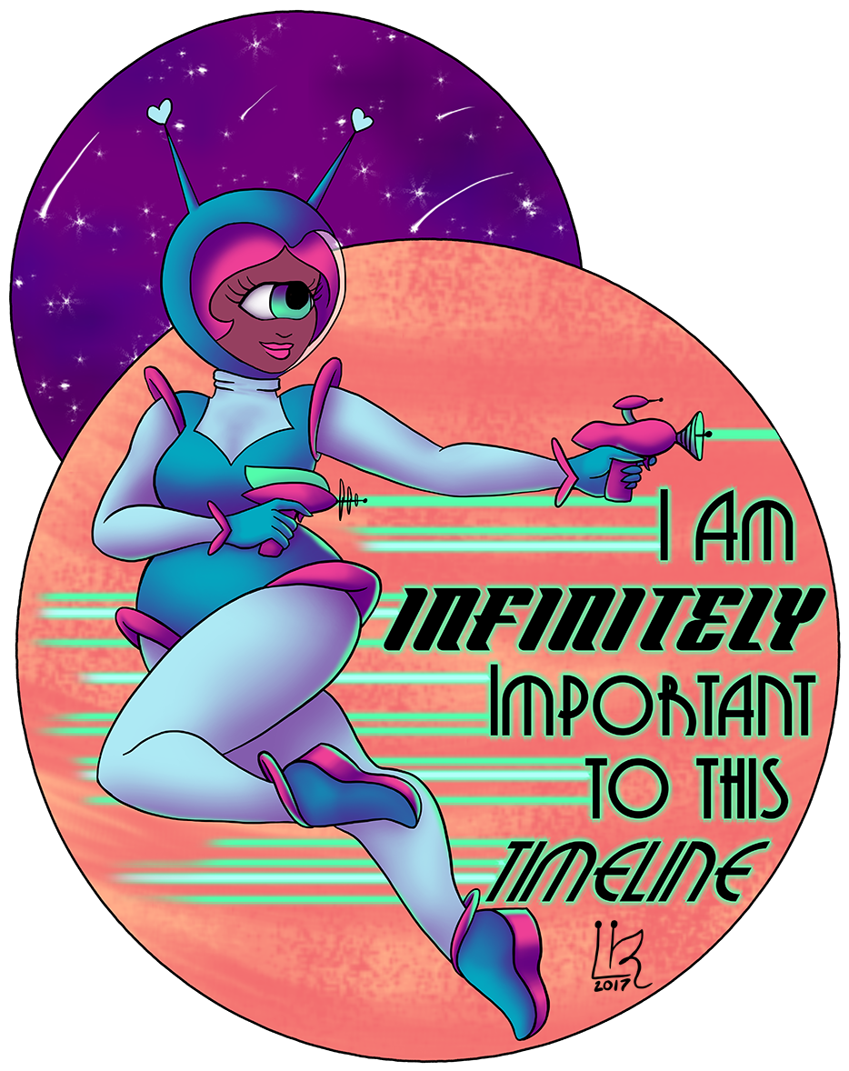 Timeline Infinitely Important Self Esteem Uchuu Digital - Cartoon (940x1198)