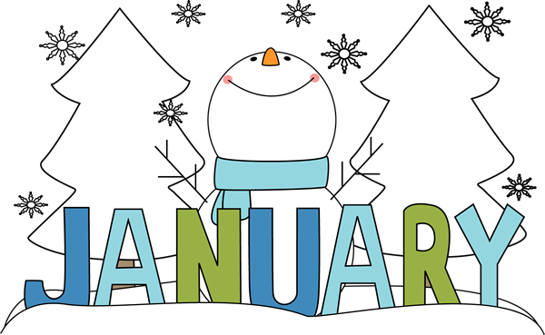 Free Month Clip Art - January Clipart (1024x600)