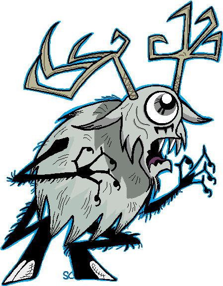 Deerclops By Dead Opera Star - Don't Starve (500x613)