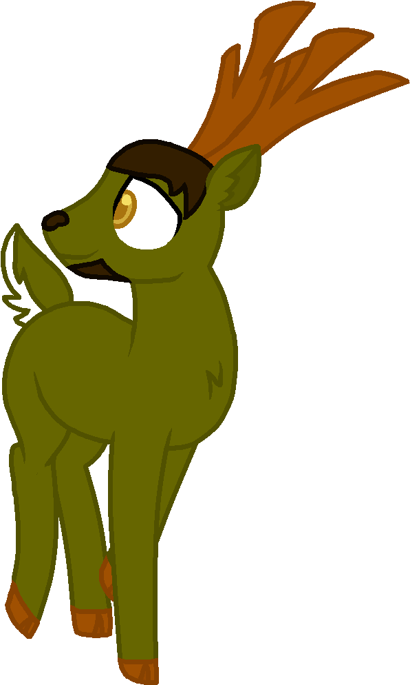 Dj Deer By Starryoak - Cartoon (698x1036)