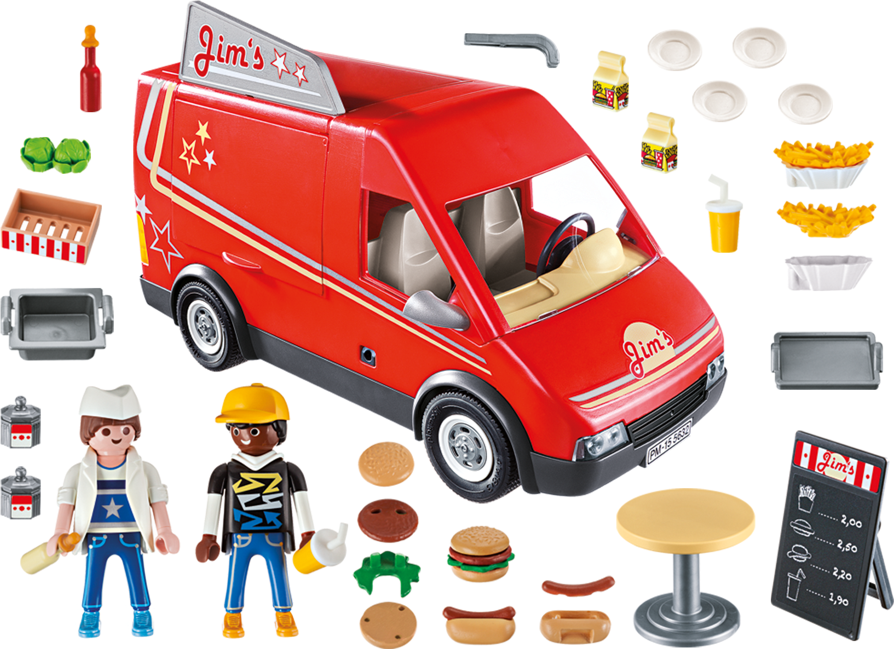 City Food Truck - Playmobil City Food Truck Playset Building Kit (2000x1400)