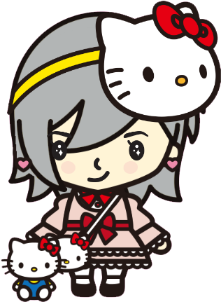 Hello Kitty, ♥ Pink, ♡ Pink Stuff,♡ Eating Ice 🍦,♡ - Pan (368x458)