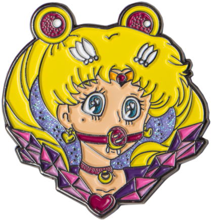 Quiet Sailor Moon - Sailor Moon Pin Transparent (480x480)