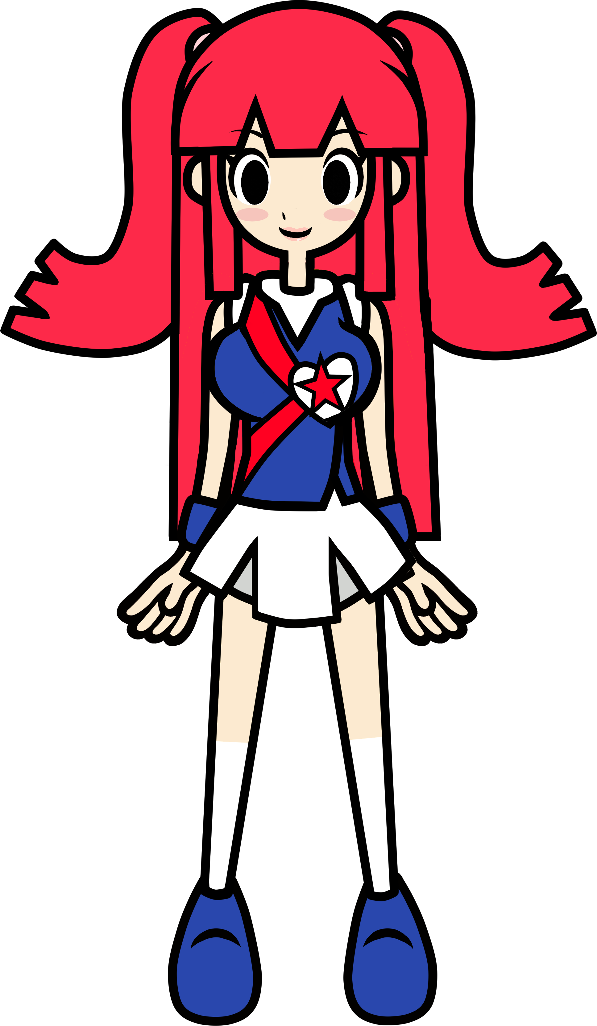 Cheer Leader Shuritana - Cartoon (1935x3326)