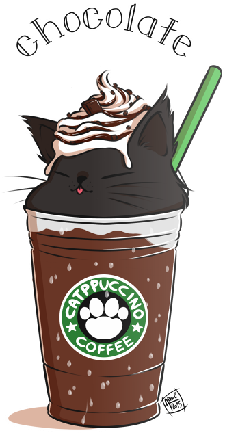 The Nerd Cupcake - Chocolate Kawaii Catpuccino (412x637)