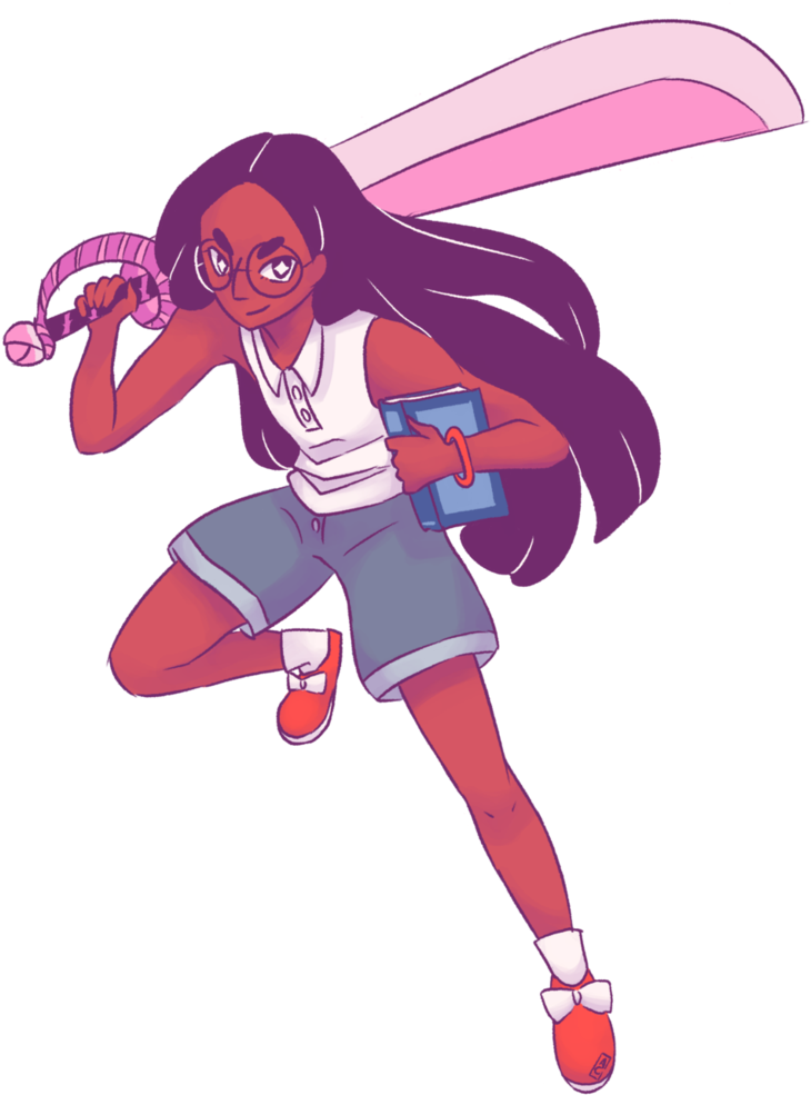 Connie Maheswaran - Connie Fighting Steven Universe (786x1017)