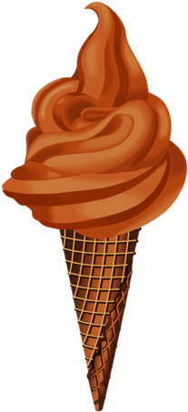 Ice Cream Cone - Clip Art (240x500)