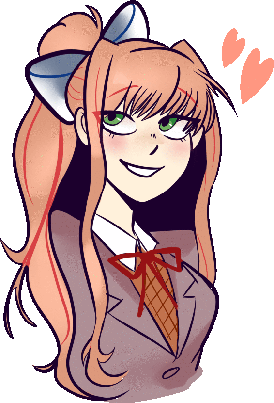 Icecream Buns 01001001 00100000 01101100 01101111 - Monika Gif Doki Doki (795x952)