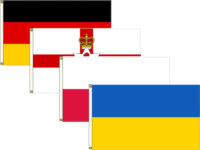 Euro 2016 Flag Pack Group C 90 X 60cm - Northern Ireland Flag (640x480)